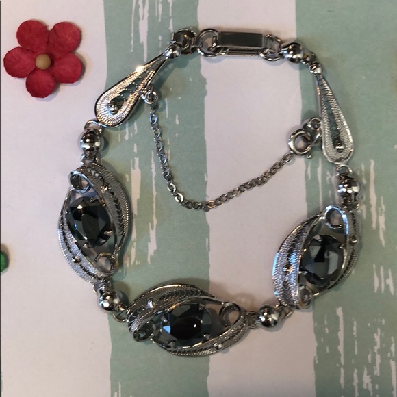 Jewelry - Sorrento Hematite Sterling Bracelet